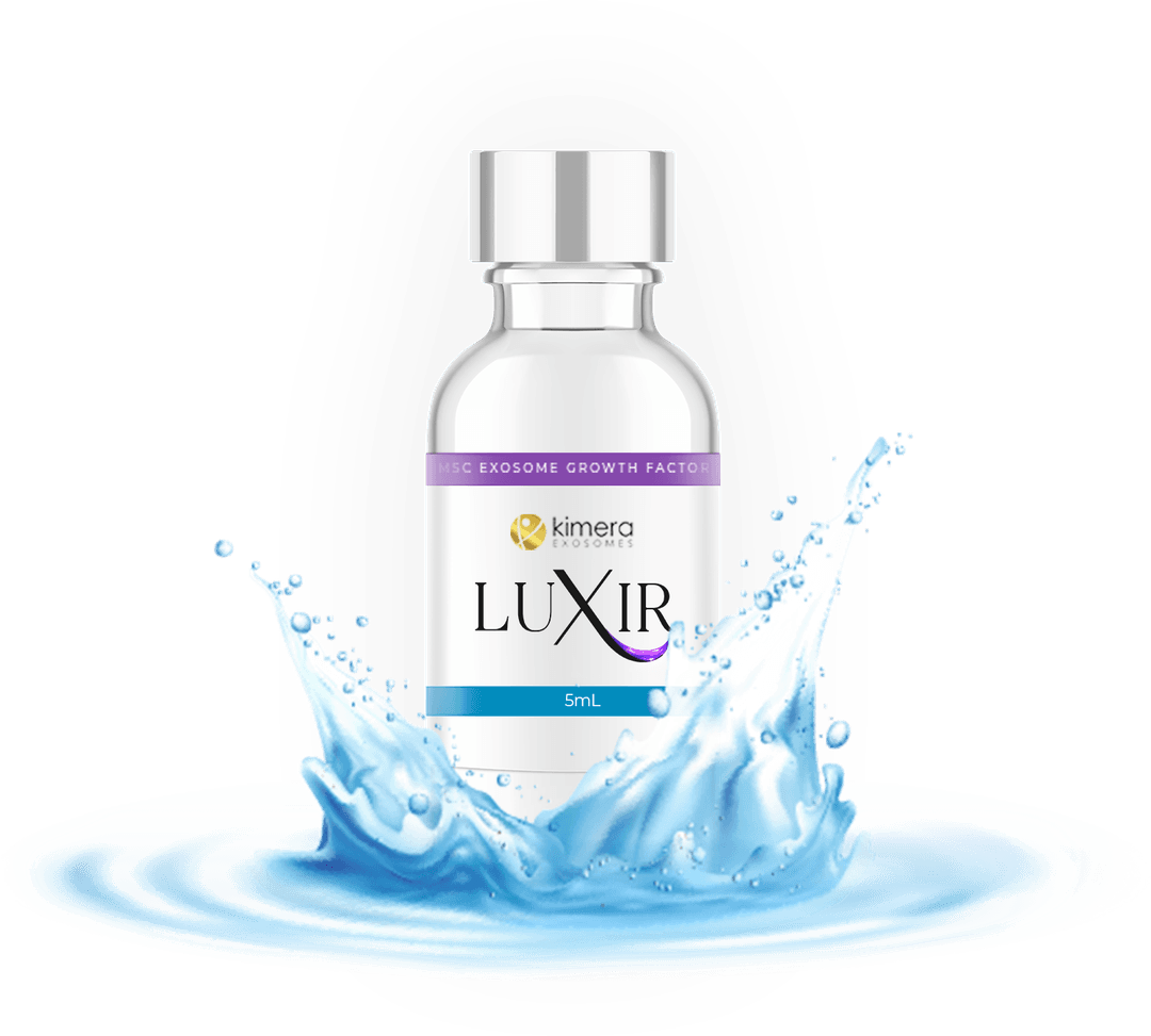 Luxir MSC exosome vial by Kimera Labs